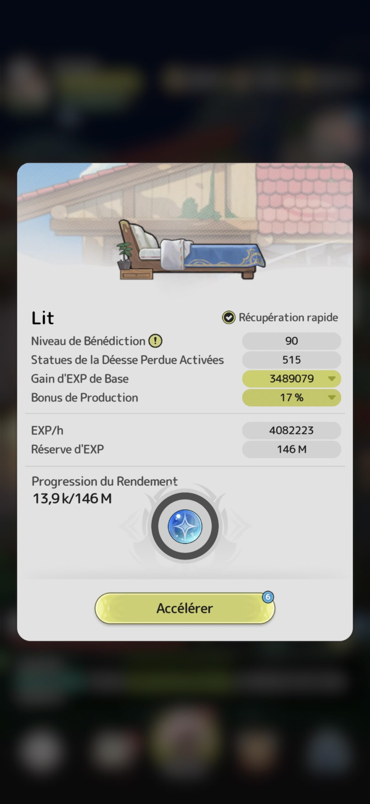 Lit & récupération rapide